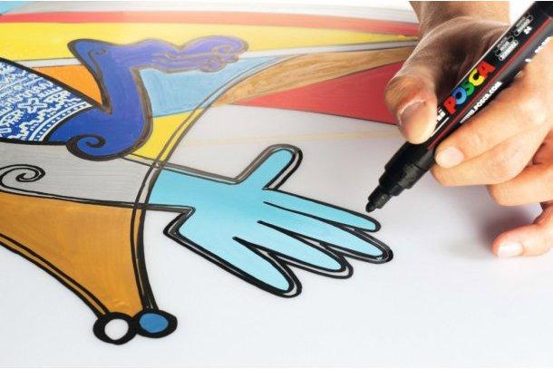 Image du produit Posca Kit de marqueurs (Multicolore, 60 x)