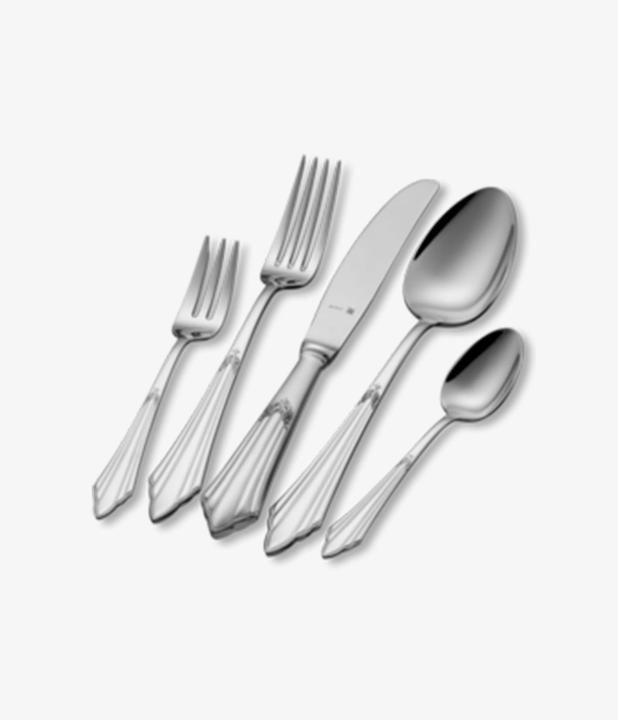 Produktbild WMF Besteckstet 30-tlg. FÄCHER stahlgrau (30 Stück, Besteck Set)