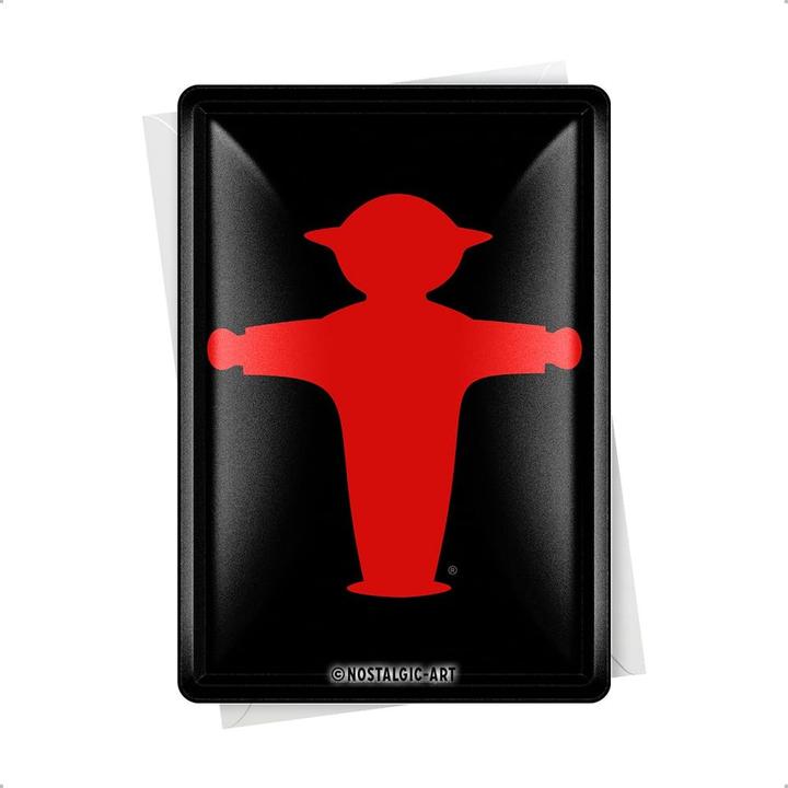 Image du produit Nostalgic-Art Merchandising Postkarte Ampelmann Rot/Schwarz (1 pcs)