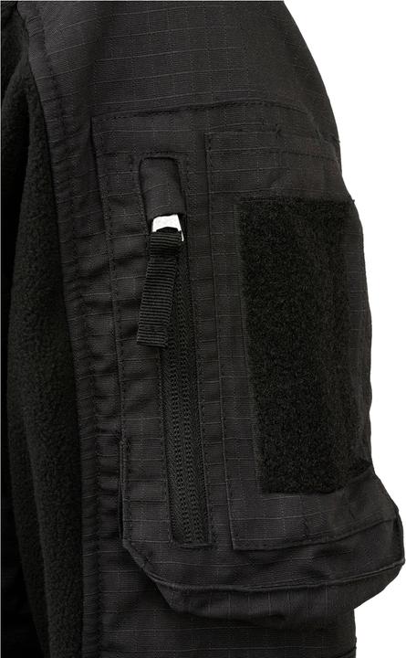 Produktbild Brandit Fleece Ripstop Outdoorjacke Grösse XXL Farbe Schwarz (XXL)