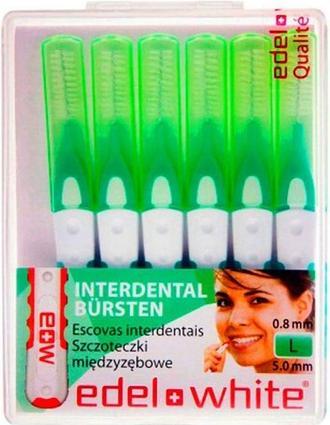 Produktbild Edel + White Interdentalbürsten L 0.8mm 6 Stk. (6 x, 0.80 mm)