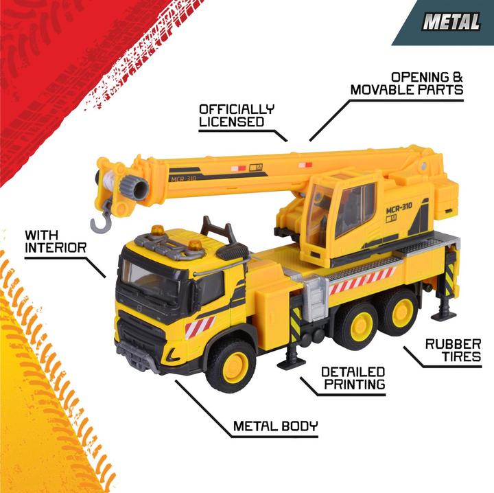 Actual product image Majorette Volvo Truck Crane