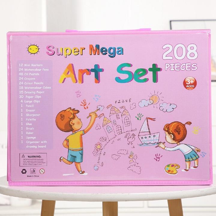 Produktbild Extralink Kunst-Set zum Malen, 208-teiliges Kunstzubehör