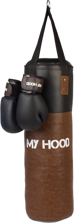 Euro Play My Hood - Boxing Bag with Gloves - Retro (201046) (28 cm, 15 kg)