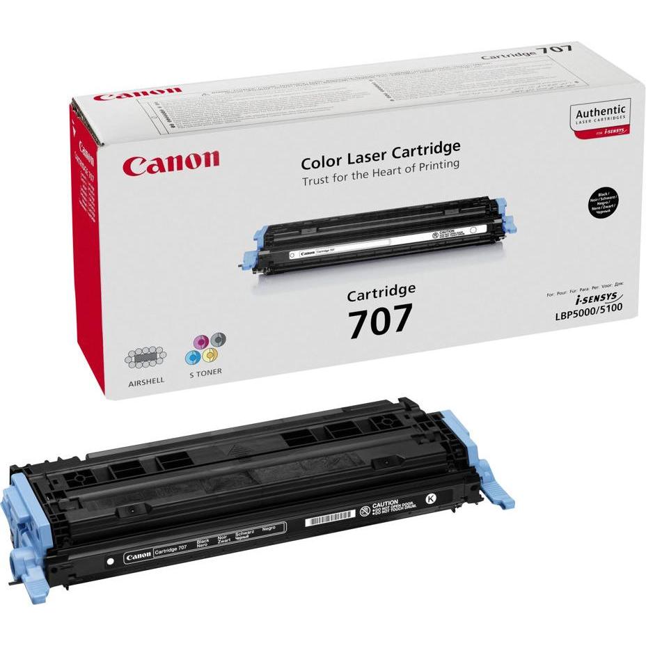 Thumbnail - Canon, Druckerpatrone, 3x PFI-707BK Tinte schwarz Standardkapazität 700ml 3er-Pack iPF830/840/850 (BK)