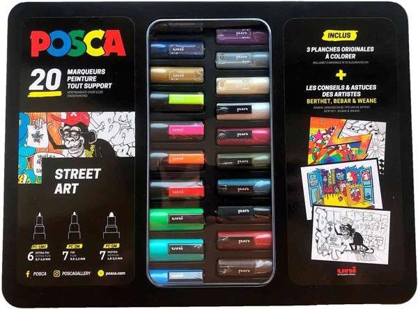 Image du produit Posca Street Art (Multicolore, 0.70 mm, 20 x)