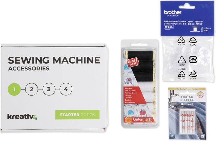Productafbeelding Brother Kreativ4 STARTER Accessoire Kit - 22 Onderdelen