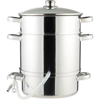 Funktion Dampfentsafter - Induktion Edelstahl - 7,8 L (13244), Entsafter, Silber