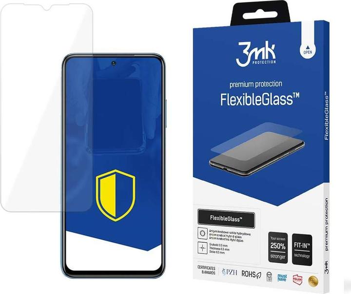 Actual product image 3MK FlexibleGlass Xiaomi POCO M5s Szkło Hybrydowe (1 pcs., Xiaomi Poco M5s)
