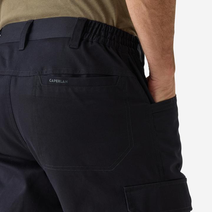Produktbild Solognac Jagdhose Steppe 500 Cargo strapazierfähig schwarz (XL)