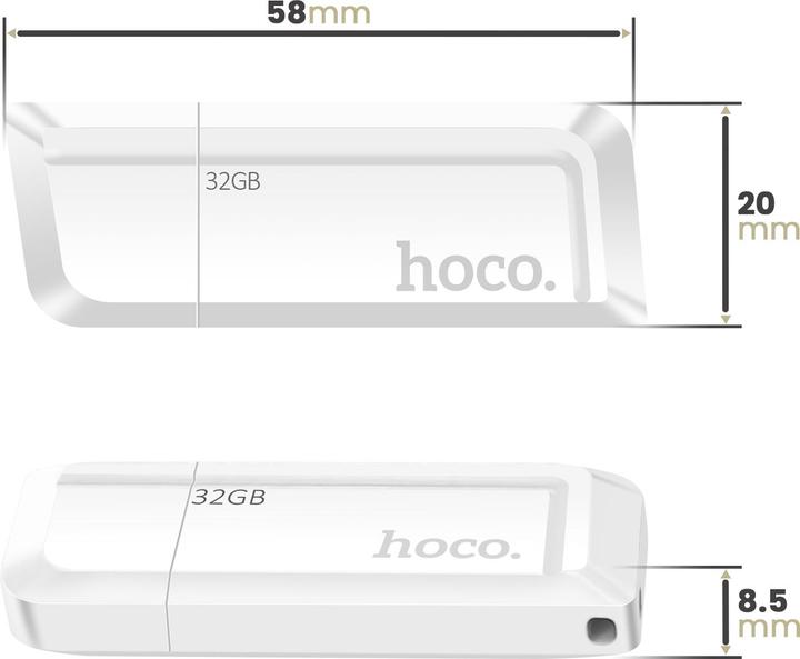 Produktbild Hoco Memory cards pendrive USB A UD11 32GB USB3.0 (32 GB, USB-A)