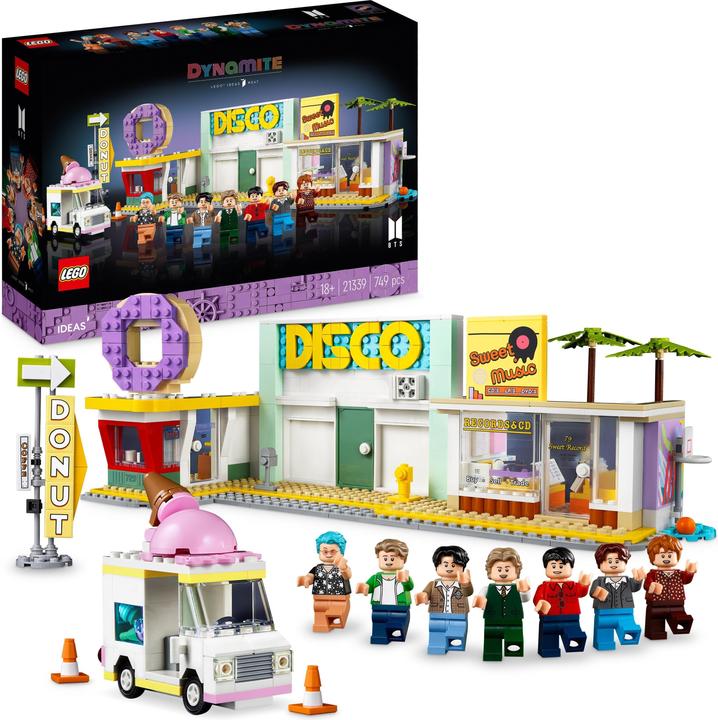 Image du produit LEGO Ideas BTS Dynamite (21339, LEGO Ideas, LEGO difficiles à trouver)