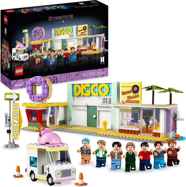 Actual product image LEGO Ideas BTS Dynamite (21339, LEGO Ideas, LEGO Rare Sets)