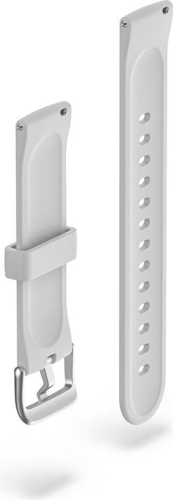 Produktbild Hama Armband zum Wechseln für Smartwatch 5010, Silikon, Grau (Edelstahl, Silikon)