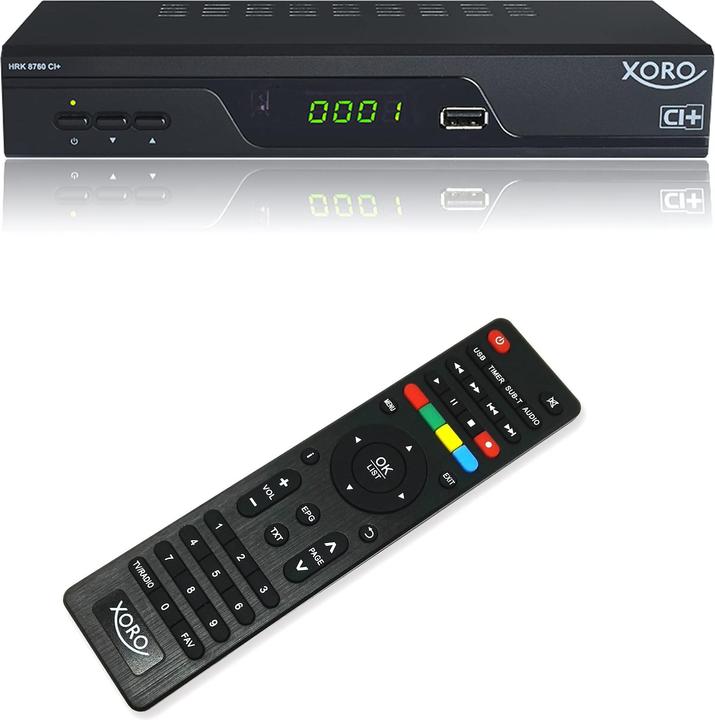 Actual product image Xoro HRK 8760 (DVB-C, CI+ slot)