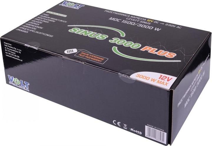 Image du produit Nvox SINUS PLUS 3000 12/230V Spannungswandler + Fernsteuerung