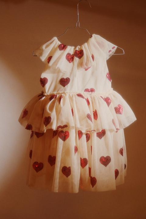 Produktbild Konges Slojd Yvonne Fairy Kleid Buttercream (98)