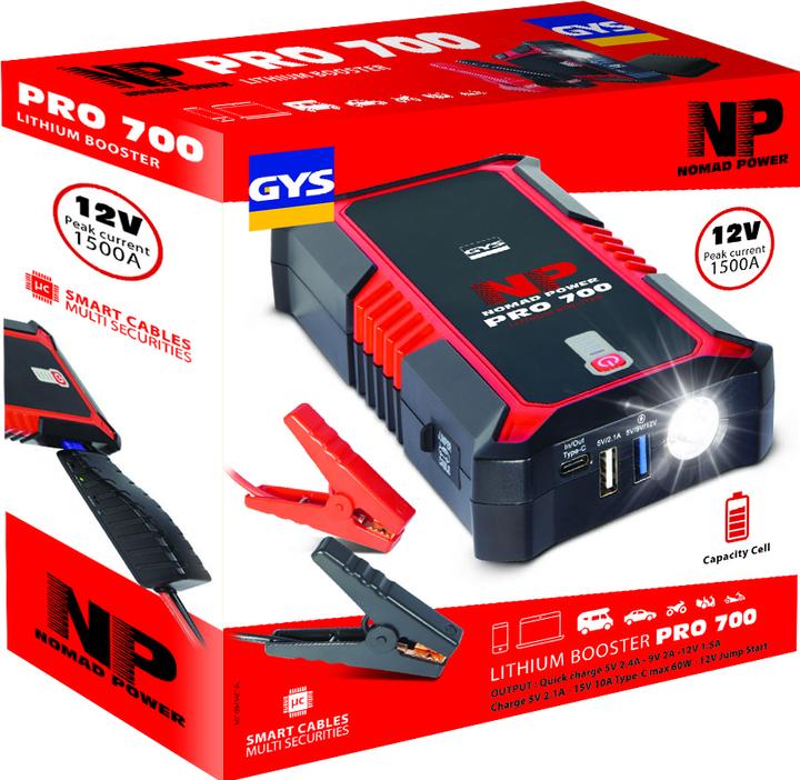 Produktbild GYS Nomad Power Pro 700 (600 A, 6000 mAh)