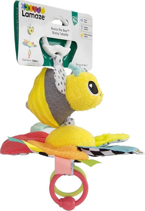 Actual product image Tomy Clutching toy Clip N Go bee