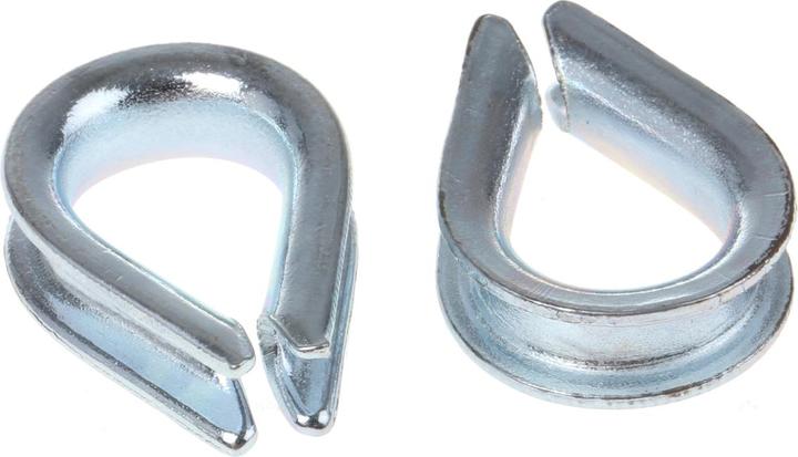 Actual product image RS PRO Galvanised wire rope thimble,3mm dia