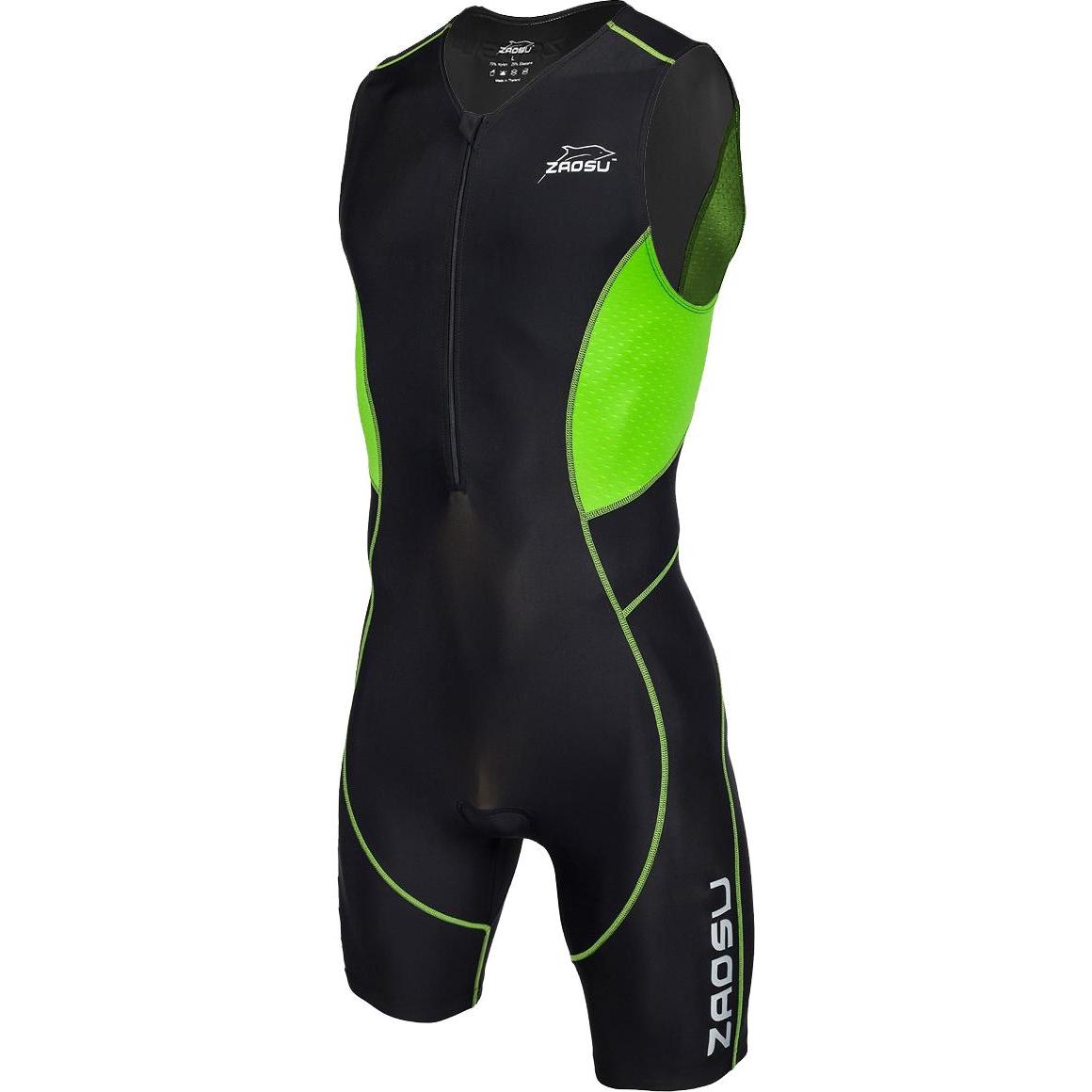 Thumbnail - Zaosu, Herren, Velotrikot, Z-Revolution Trisuit Men (L), Schwarz, Grün, L