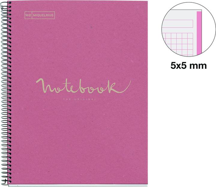 Actual product image Miquelrius Emotions Notebook (A4, Checked, Hardcover)