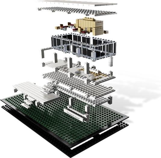 Actual product image LEGO Farnsworth House (21009, LEGO Architecture)
