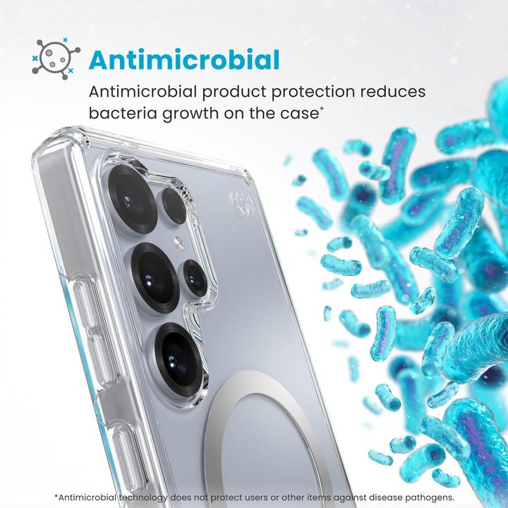 Productafbeelding speck Presidio2 Clear + Magnet Samsung Galaxy S25 Ultra - with Microban (Samsung Galaxy S25 Ultra)