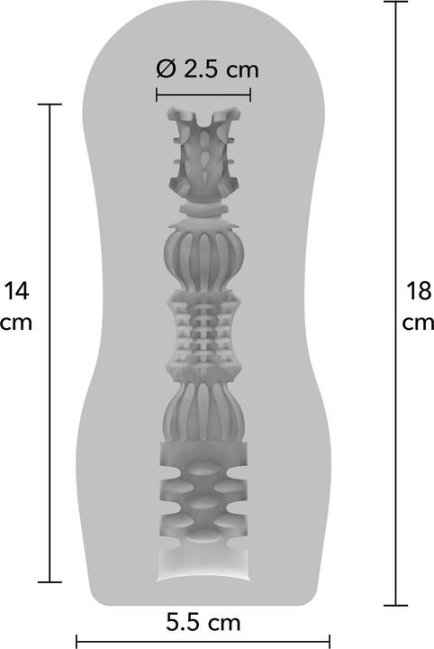 Actual product image ToyJoy Clear Grip Vacuum Stroker