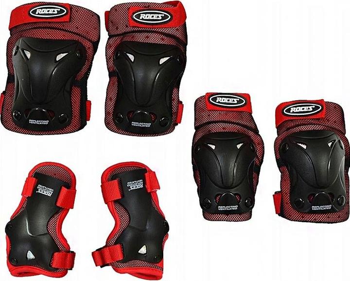 Roces Jr Ventilated (M, Handgelenkschoner, Knieschoner, Ellbogenschoner)