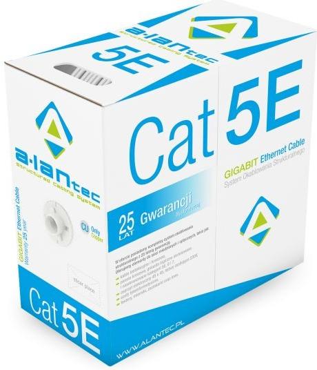 Image du produit Alantec KIU5PVC305 Câble réseau U/UTP (UTP) (U/UTP, CAT5e, 305 m)