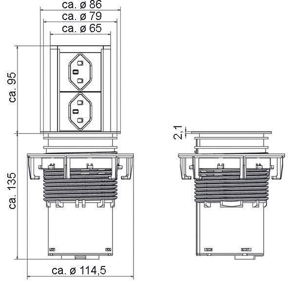 Produktbild Bachmann Elevator (2x, Typ 23, 2 m)