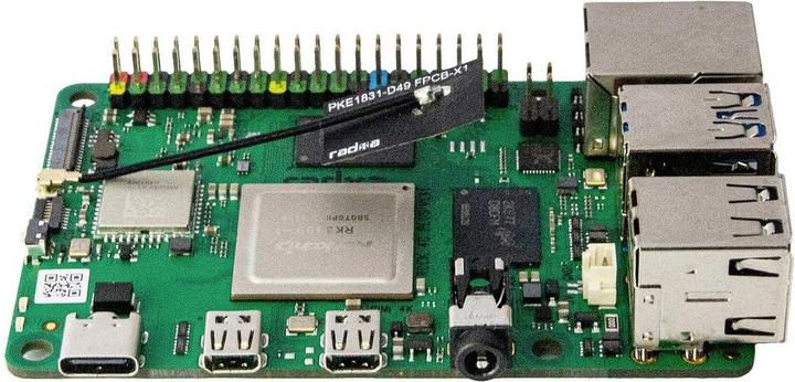 Produktbild Allnet Rock Pi 4 Model C+ 4GB RK3399T mit Dualband 2.4/5GHz WLAN/Bluetooth 5.0