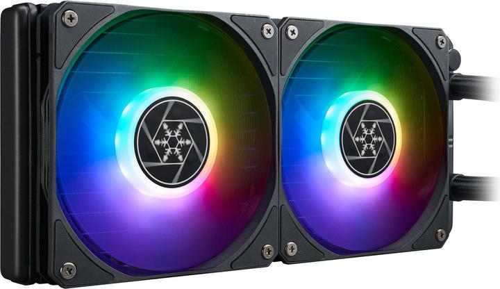 Actual product image Silverstone SST-VD240W-SLIM - High Performance slim All-In-One Liquid Cooler, Dual Adjustable 120mm
