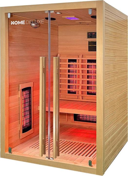 Produktbild Home Deluxe Infrarotkabine VERA M - 135x105 cm für 2 Personen - Infarotkabine mit 2350 Watt