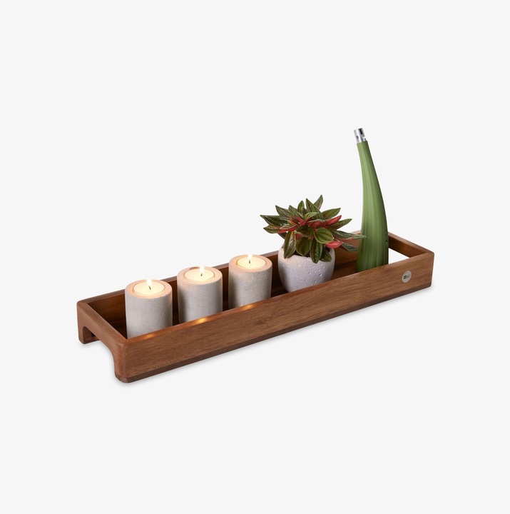 Immagine prodotto AdHoc Vassoio da portata Serve Slim, legno di acacia/legno di noce