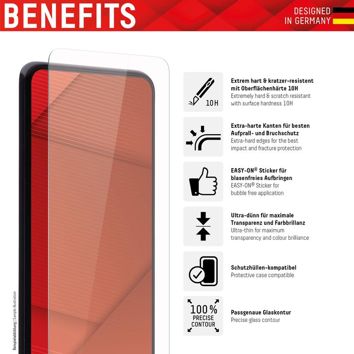 Produktbild Displex Real Glass, 2D Panzerglas (1 Stück, Oppo Reno 4 5G)