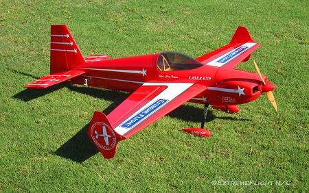 Produktbild Extremeflight-RC laser 60" v2 rot/weiss arf