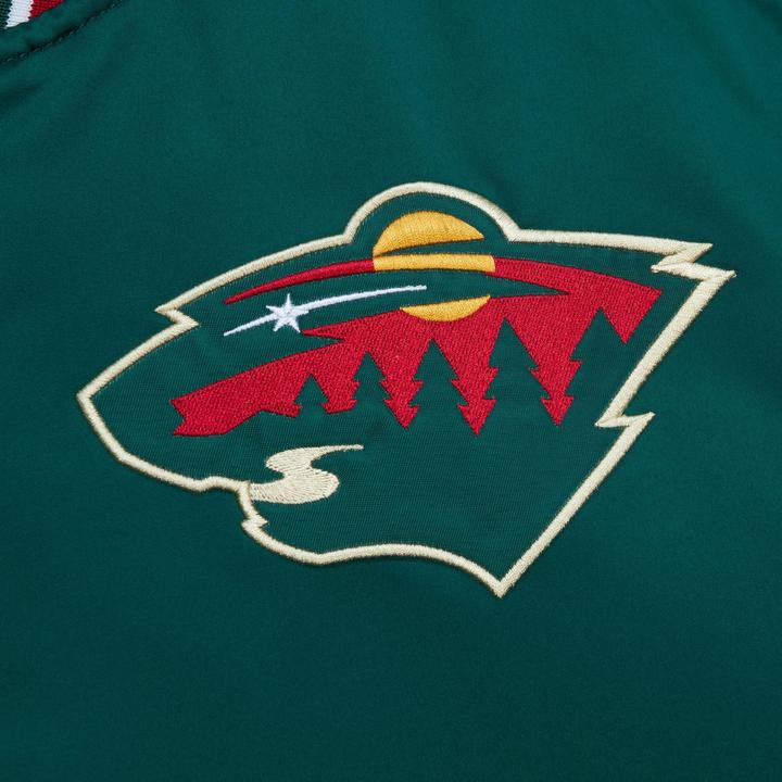 Produktbild Mitchell & Ness M&N Heavyweight Satin Jacke NHL Minnesota Wild - L (L)