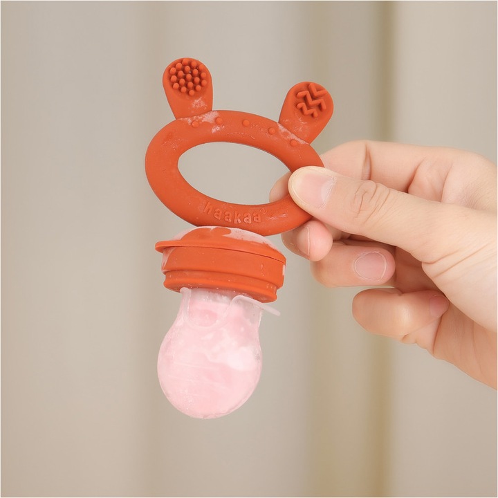 Actual product image Haakaa Fruit teat and freezer cover set