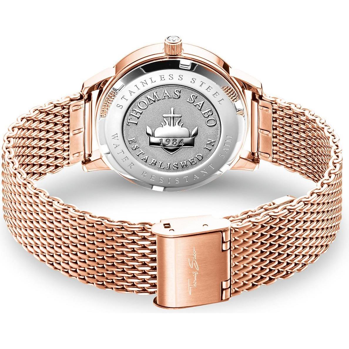 Thumbnail - Thomas Sabo, Armbanduhr, Damenuhr Glam, Gold, (Analoguhr, 33 mm)