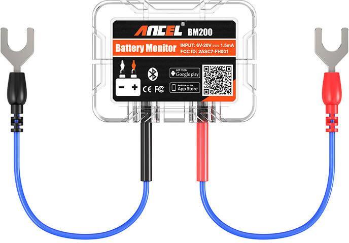 Image du produit Ancel Testeur de batterie Bluetooth BM200 6-20V DC
