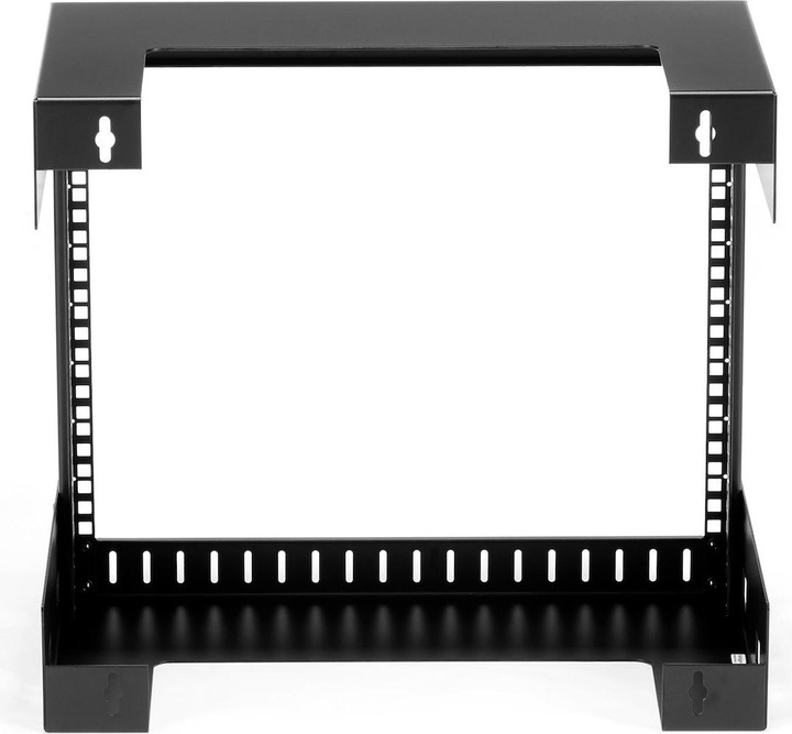 Produktbild StarTech 8HE 19 Zoll Open Frame Geräte Rack Wandmontagefähig - 30cm Tief - Wall Mount Rack aus Stahl (8 HE, 19 Zoll Rack)