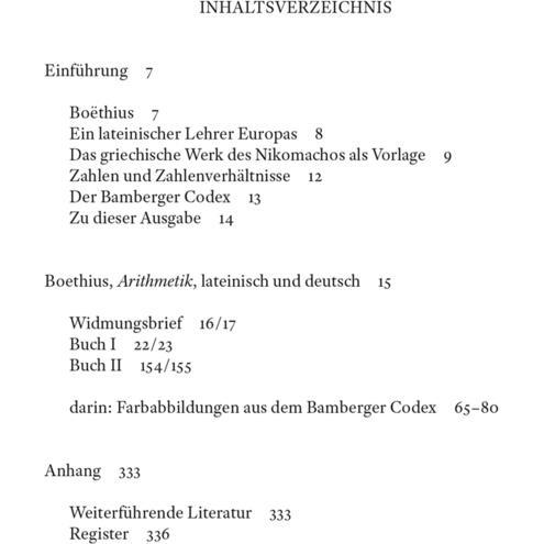 Thumbnail - Boethius:Arithmetik, Fachbücher von Anicius Manlius Severinus Boethius