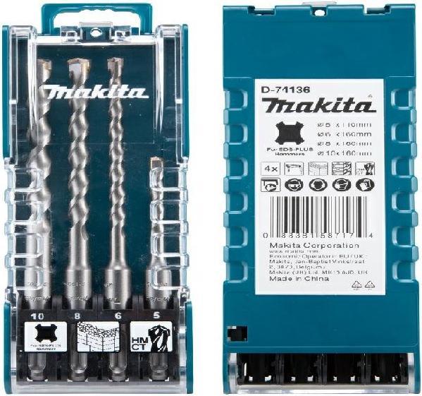 Productafbeelding Makita SDS-PLUS Grąžtų Komplektas (5 x 110 mm, 6 x 160 mm, 8 x 160 mm, 10 x 160 mm) (5-10 millimeter)