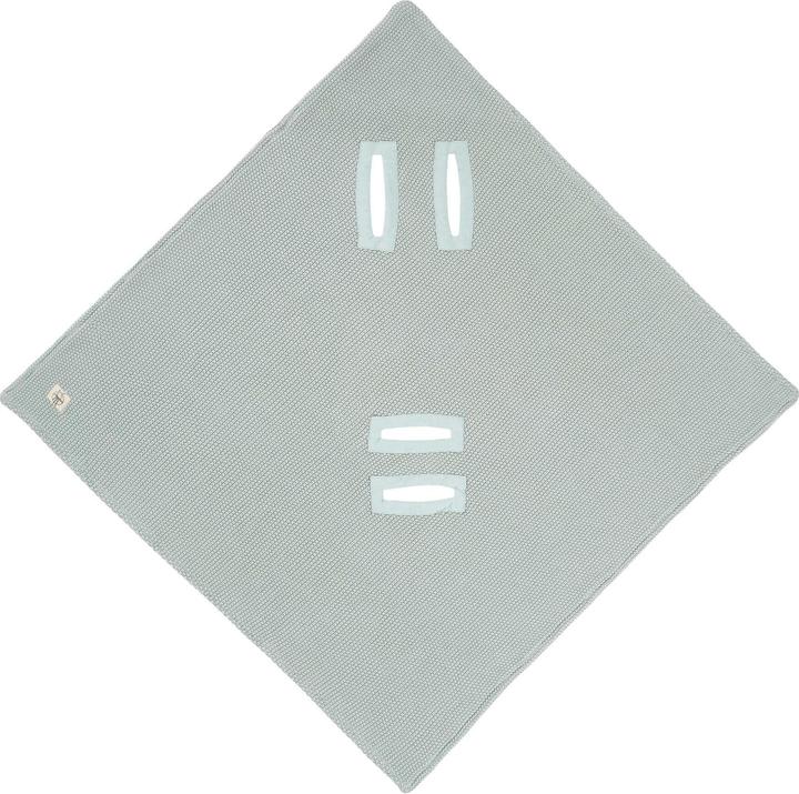 Actual product image Lässig Knitted blanket for baby car seat (78 x 78 cm)