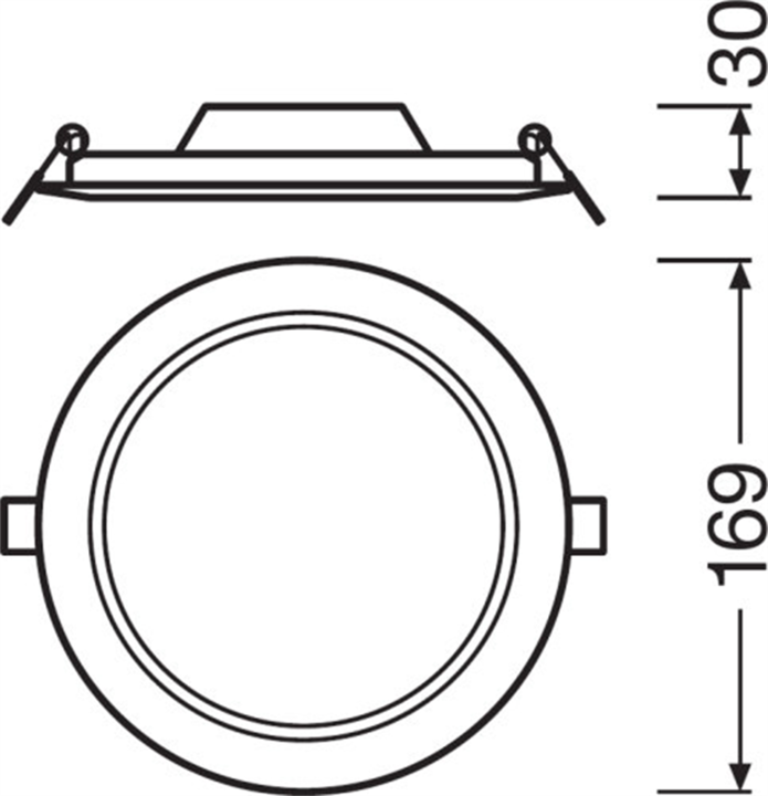 Produktbild Ledvance Downlight Slim Round (1020 lm)