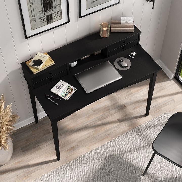 Image du produit IDIMEX Bureau avec 4 tiroirs MILANO (110 x 54 x 91 cm)