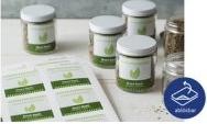 Actual product image Avery Square labels, removable