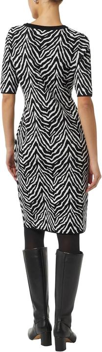 Produktbild Comma Kleid Schmales Strickkleid mit Animal-Muster (40)